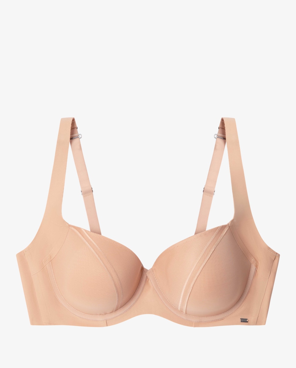 Sujetador con aro de mujer con foam y con aros - Gisela - Piel Piel-4