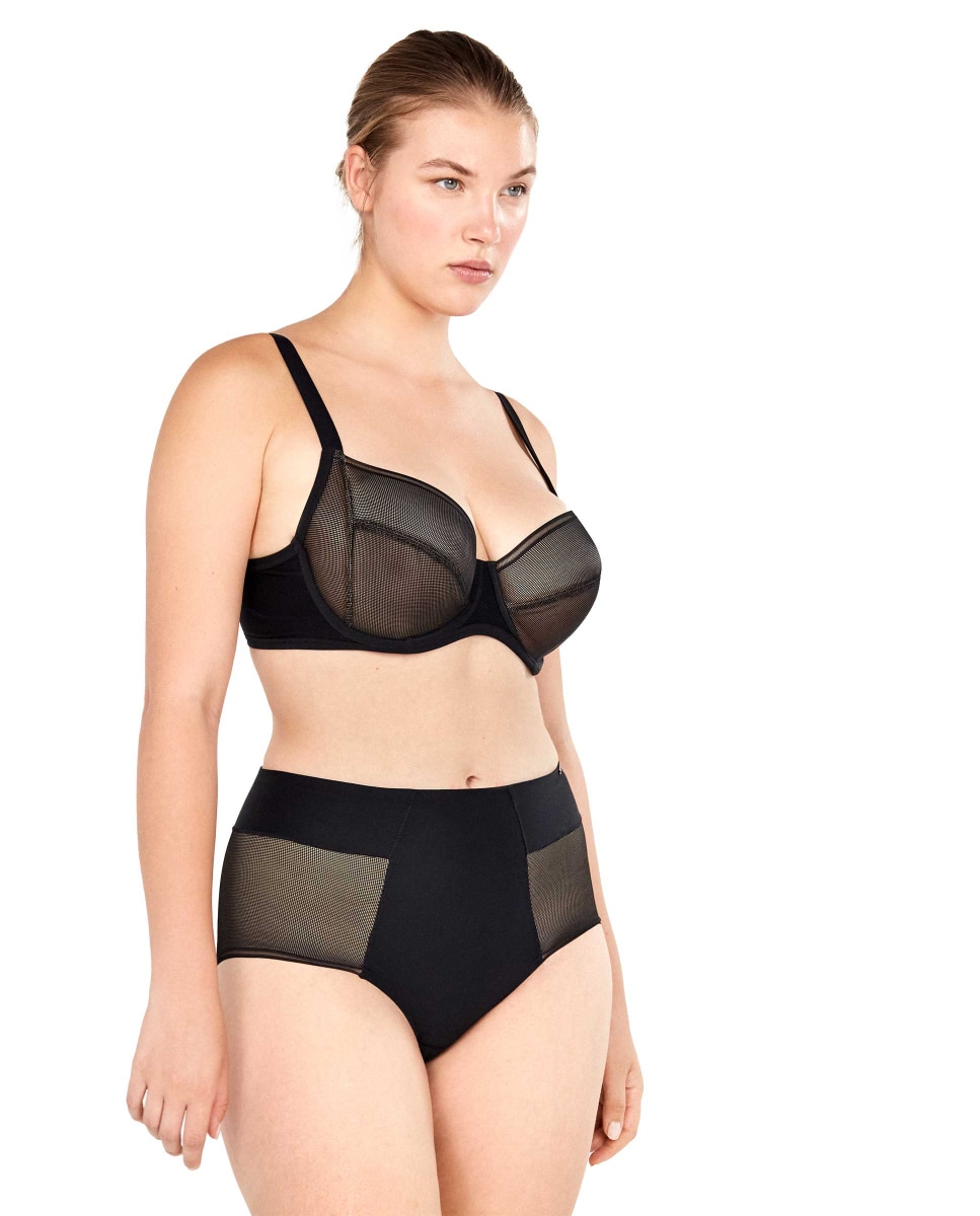 Sujetador con aro de mujer sin foam y con aros - Gisela - Negro Negro-2