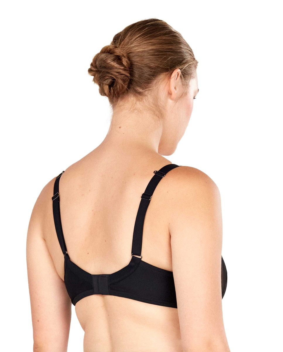 Sujetador con aro de mujer sin foam y con aros - Gisela - Negro Negro-3