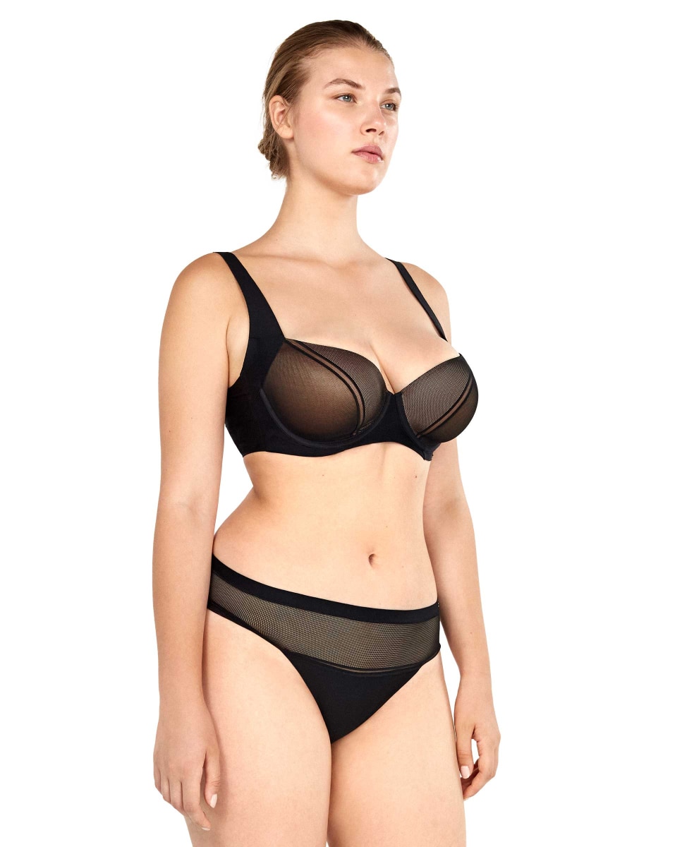 Braguita brasileña con diseño femenino - Gisela - Negro Negro-2
