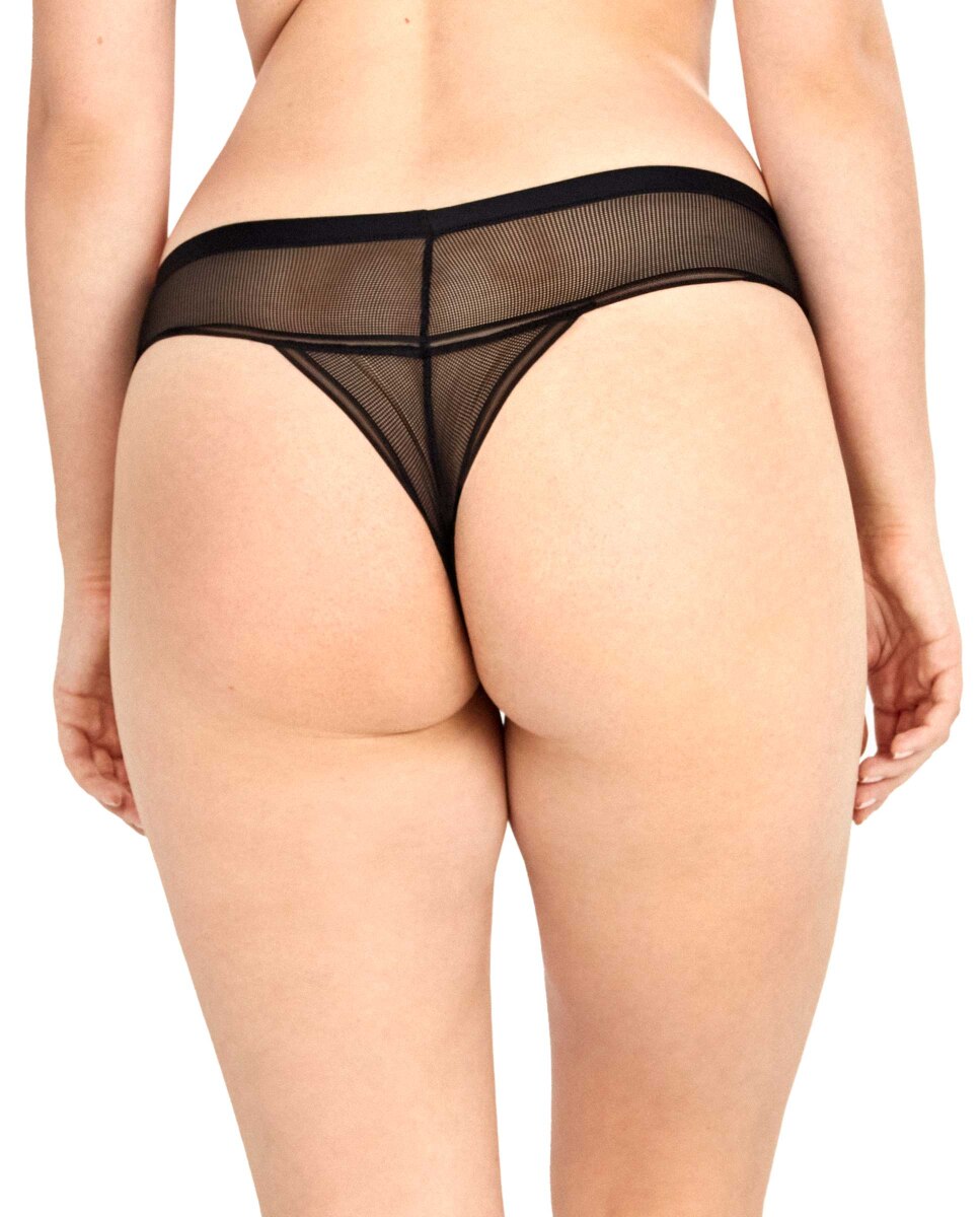 Braguita brasileña con diseño femenino - Gisela - Negro Negro-3