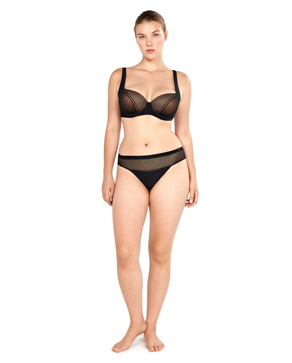 Braguita brasileña con diseño femenino - Gisela - Negro Negro-4