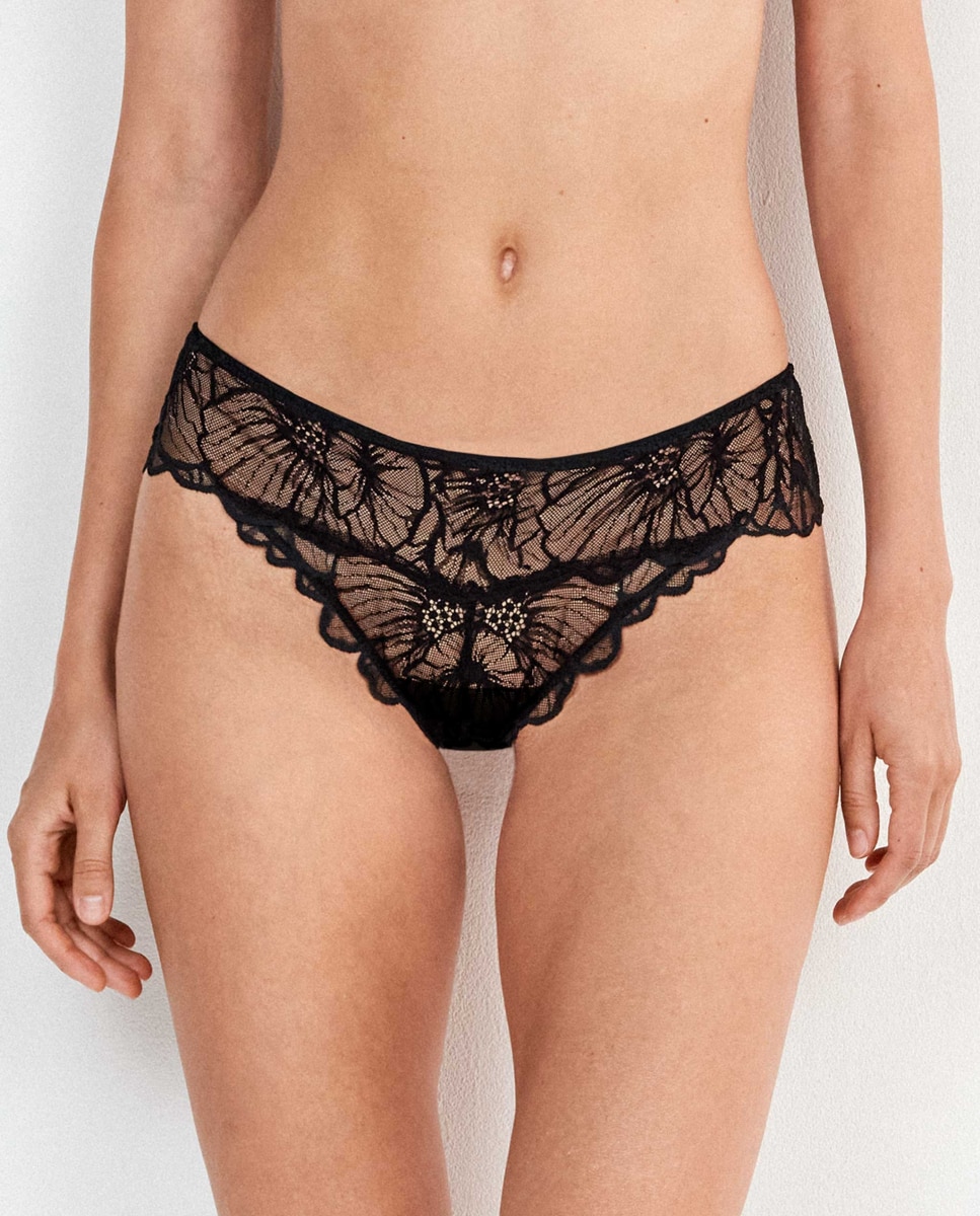 Braguita brasileña de mujer - Gisela - Negro Negro-4