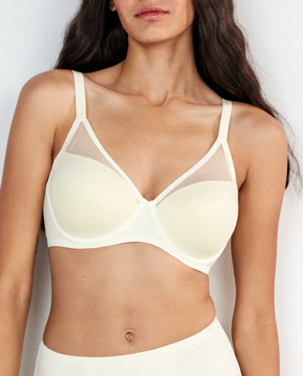 Sujetador capacidad de mujer - Gisela - Beige Beige-1