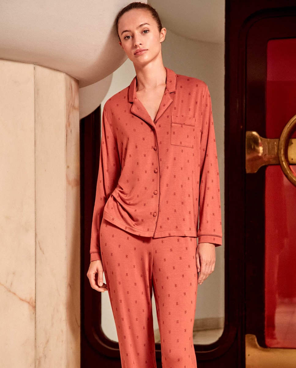 Pijama camisero de mujer - Gisela - Caldera Caldera-5