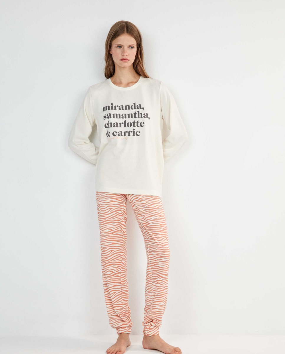 Pijama largo de mujer sex and the city - Gisela - Crudo Crudo-1
