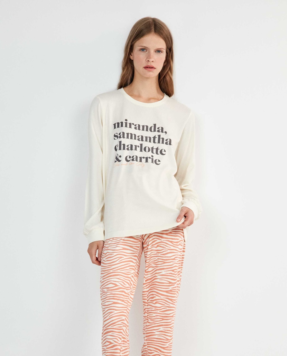 Pijama largo de mujer sex and the city - Gisela - Crudo Crudo-5