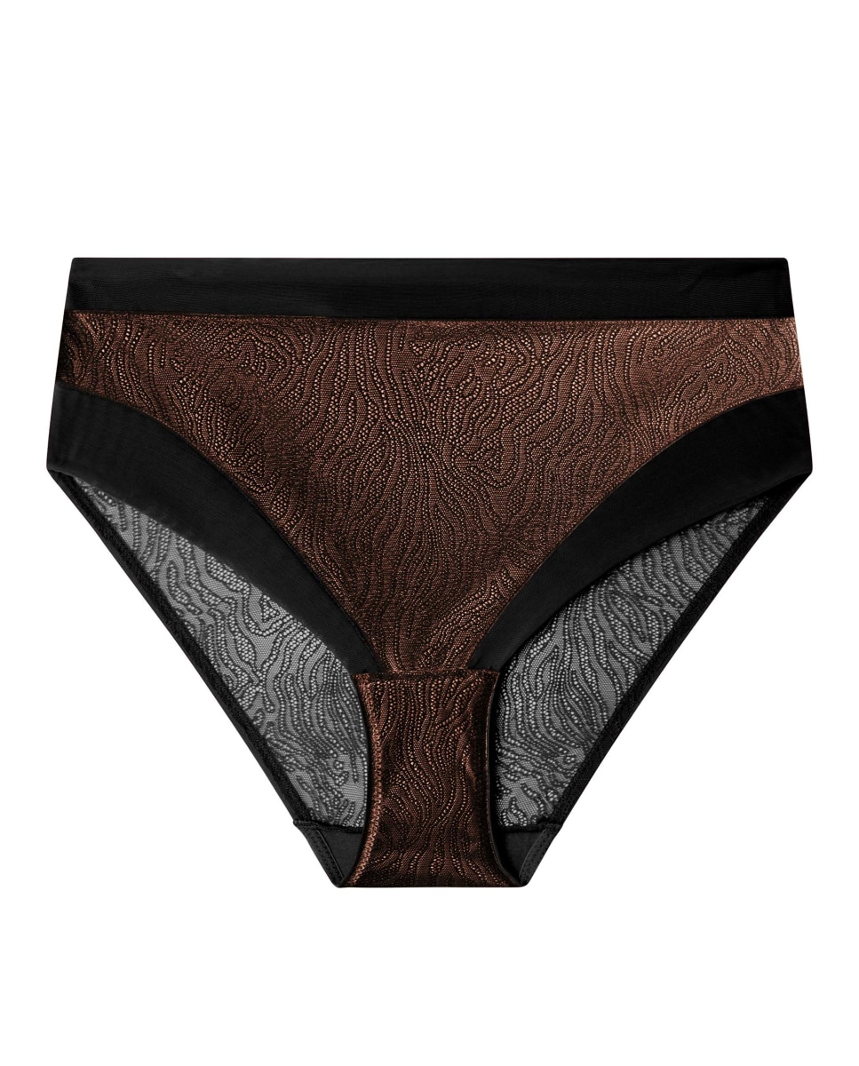 Braguita clásica alta de mujer - Gisela - Negro Negro-5