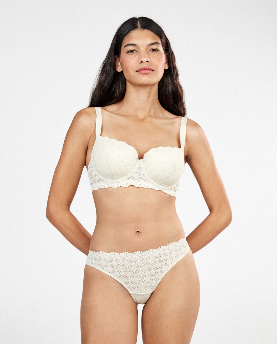 Sujetador capacidad de mujer - Gisela - Beige Beige-1