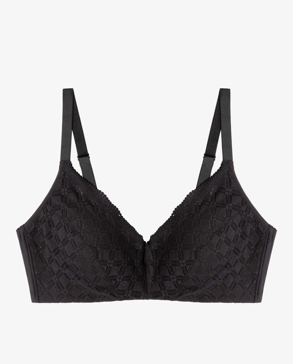 Sujetador capacidad de mujer sin aro - Gisela - Negro Negro-5