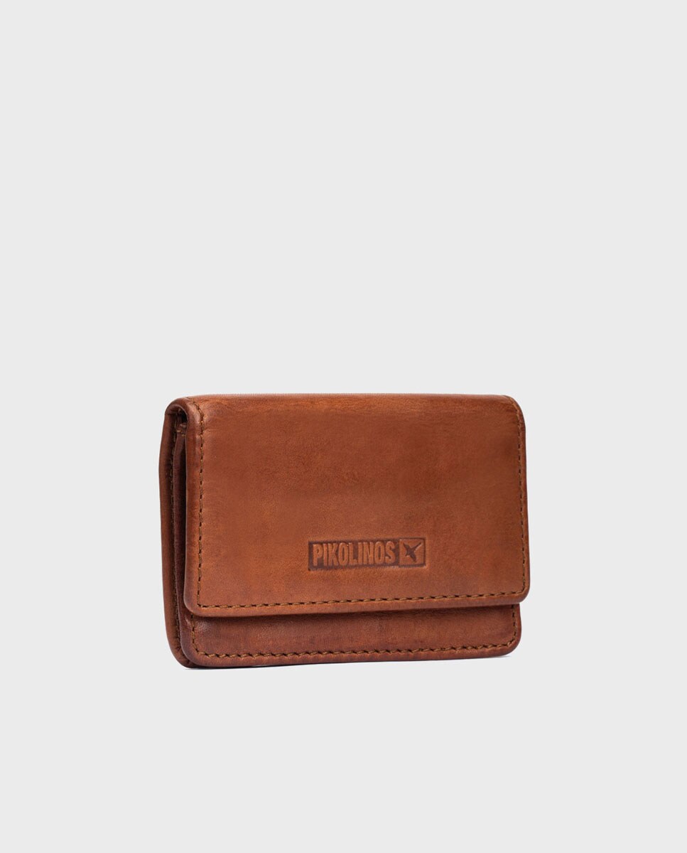 Monpiel Carteras Hombre Cuero Cuero Cartera Con Broche Hombre