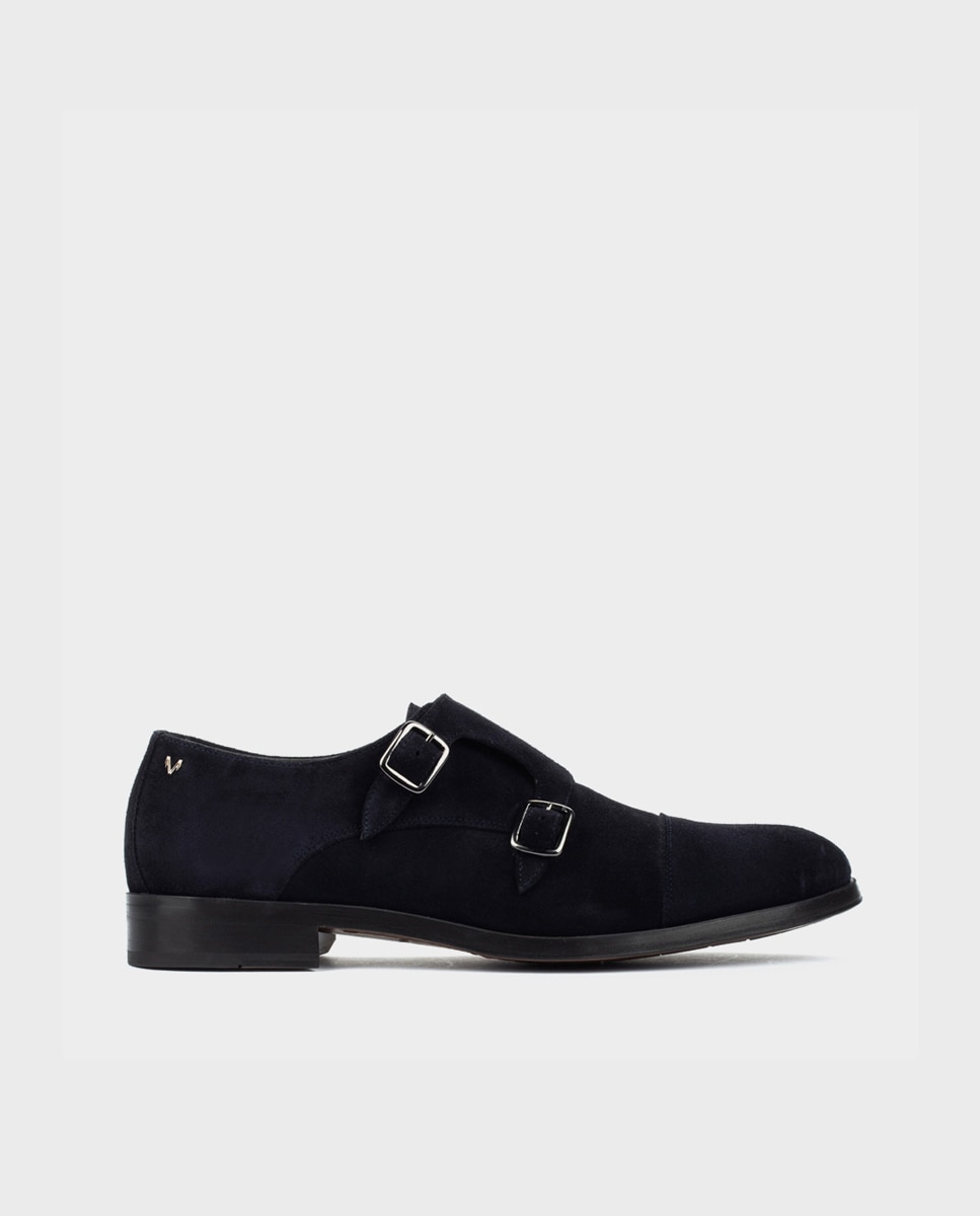 Zapatos de cordones de hombre de piel con plantilla acolchada - Martinelli - Azul marino Azul marino-1