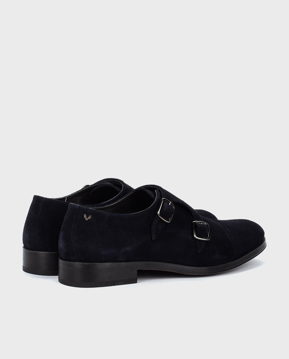 Zapatos de cordones de hombre de piel con plantilla acolchada - Martinelli - Azul marino Azul marino-3