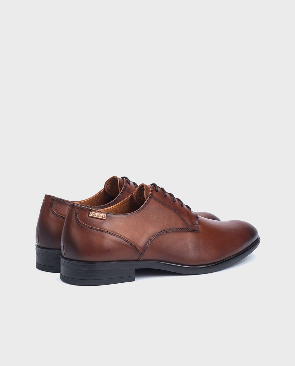 Pikolinos - Zapatos de cordones de hombre de piel xl con plantilla extraíble.