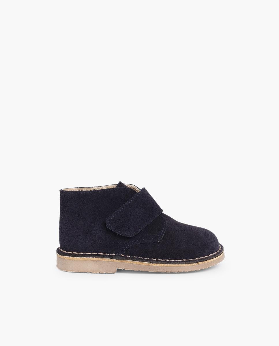 Botas de Bebé Niño Botas Safari tira adherente - Pisamonas - Azul marino Azul marino-1