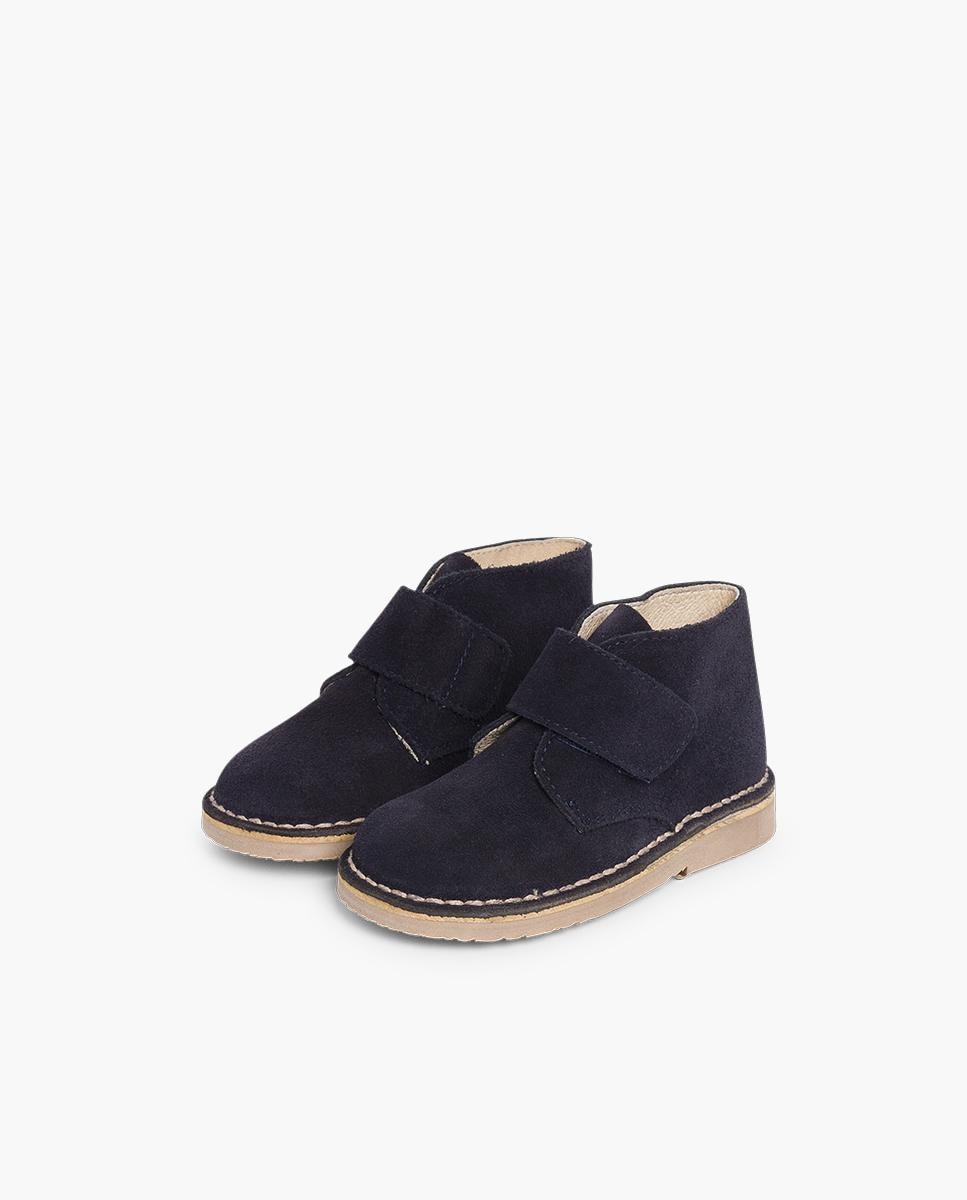 Botas de Bebé Niño Botas Safari tira adherente - Pisamonas - Azul marino Azul marino-4