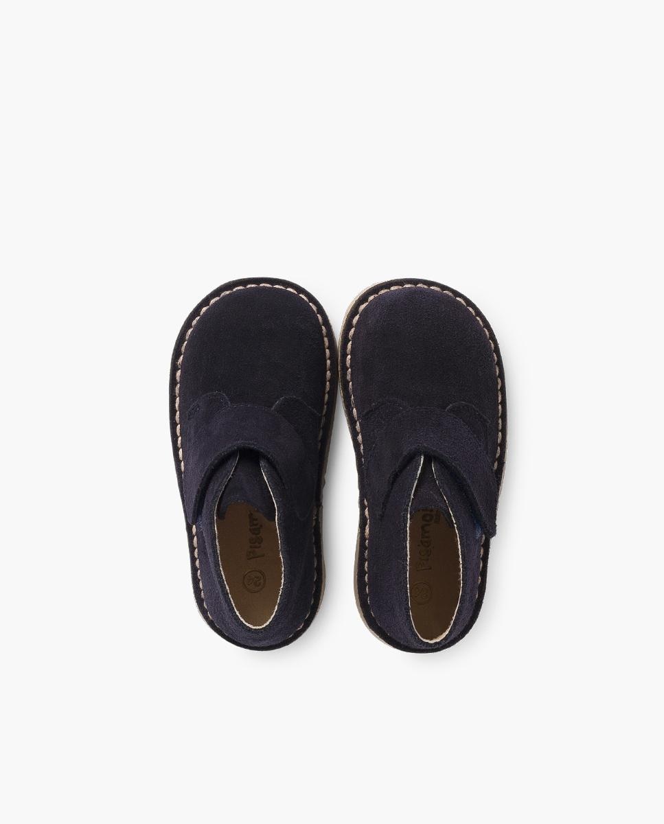 Botas de Bebé Niño Botas Safari tira adherente - Pisamonas - Azul marino Azul marino-5
