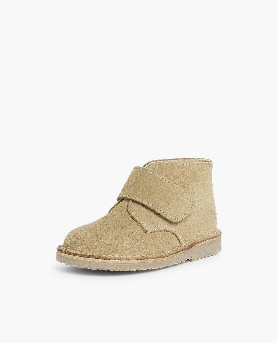 Botas de niños estilo safari cinta adherente - Pisamonas - Beige Beige-2