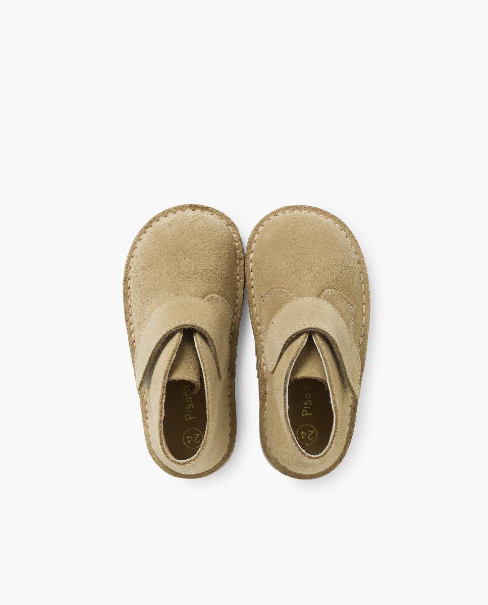 Botas de niños estilo safari cinta adherente - Pisamonas - Beige Beige-5