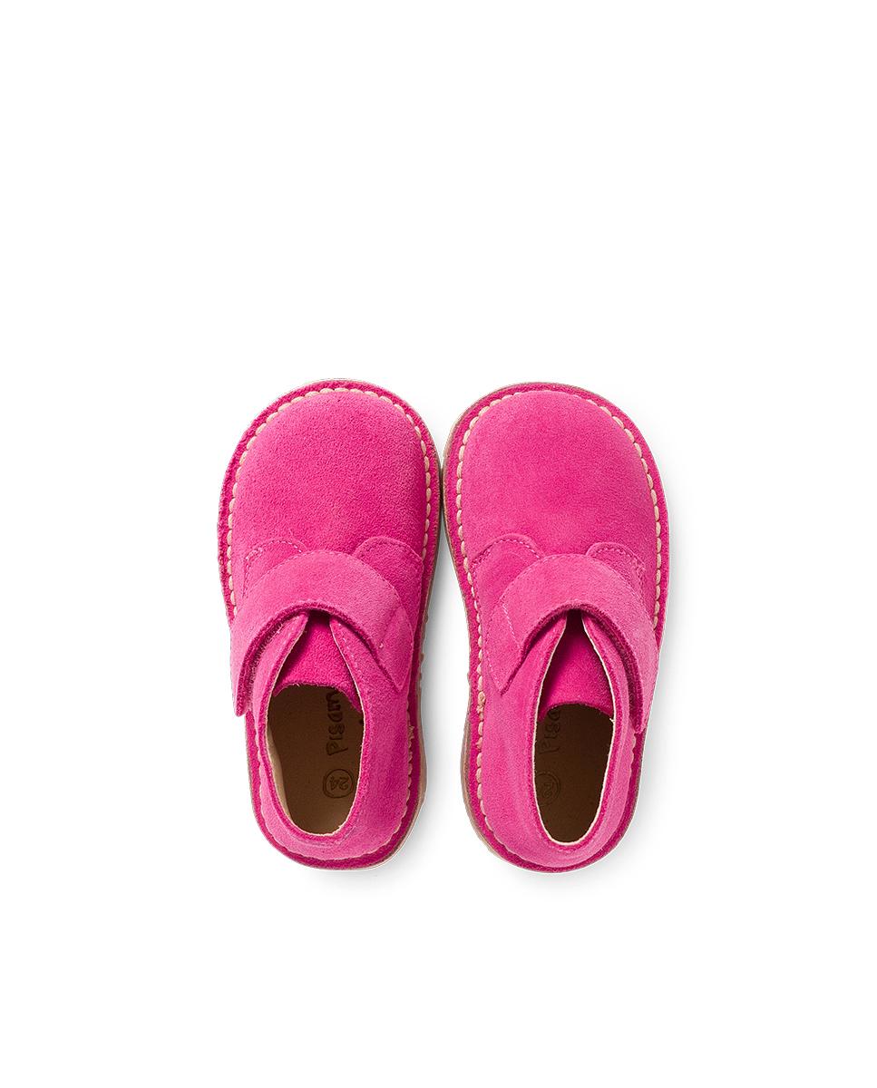 Botas de niños estilo safari cinta adherente - Pisamonas - Fucsia Fucsia-4