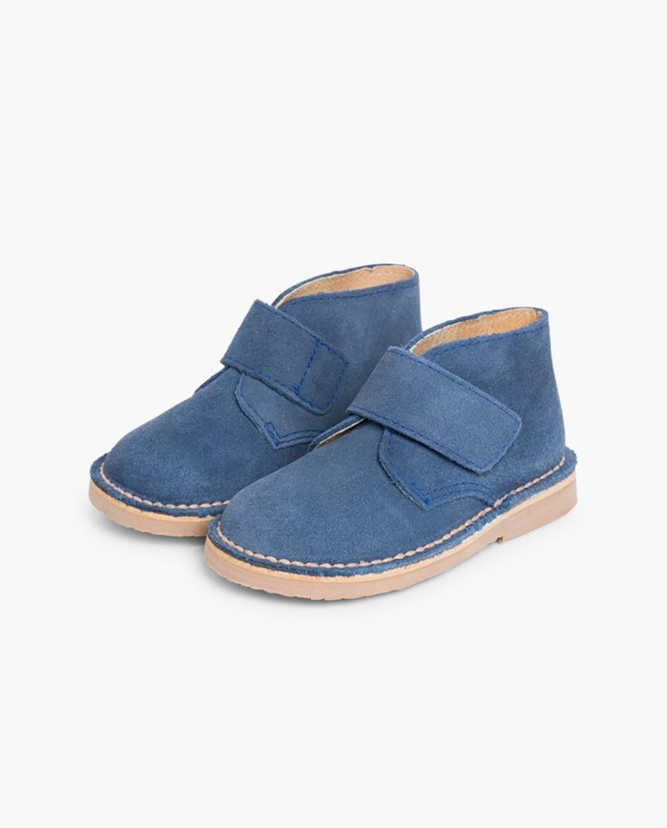 Botas de Bebé Niño Botas Safari tira adherente - Pisamonas - Azul índigo Azul índigo-4