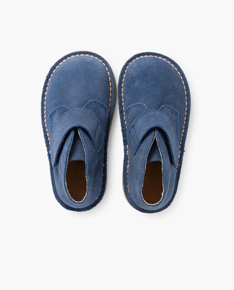 Botas de Bebé Niño Botas Safari tira adherente - Pisamonas - Azul índigo Azul índigo-5