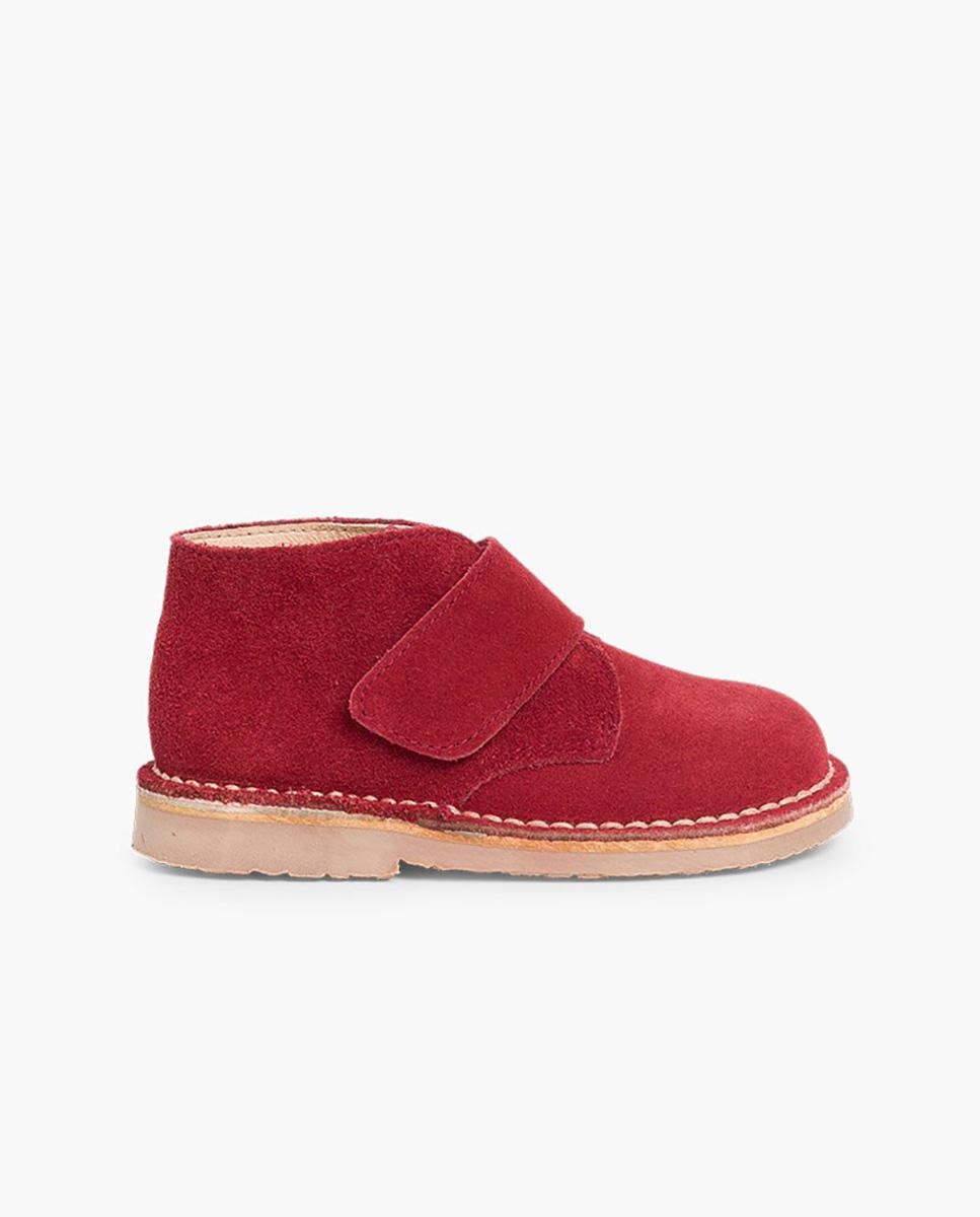 Botas de Bebé Niño Botas Safari tira adherente - Pisamonas - Burdeos Burdeos-1
