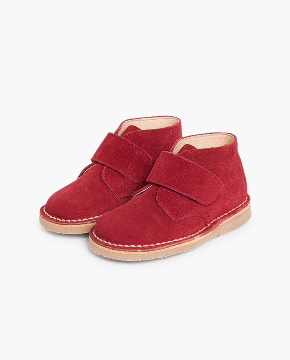 Botas de Bebé Niño Botas Safari tira adherente - Pisamonas - Burdeos Burdeos-4