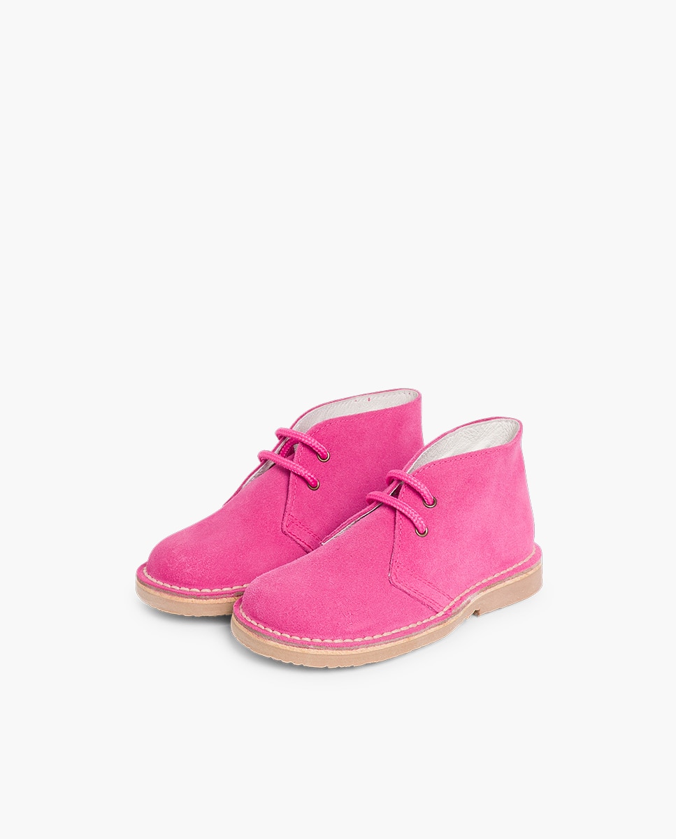 Pisacacas de niño botas safari cordones - Pisamonas - Fucsia Fucsia-3