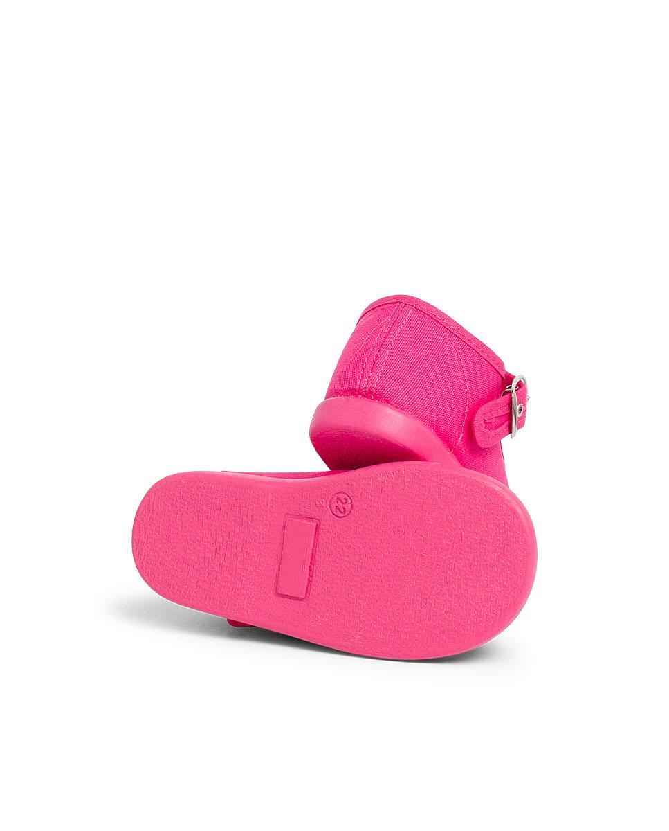 Merceditas de bebé tela hebilla - Fucsia Fucsia-3