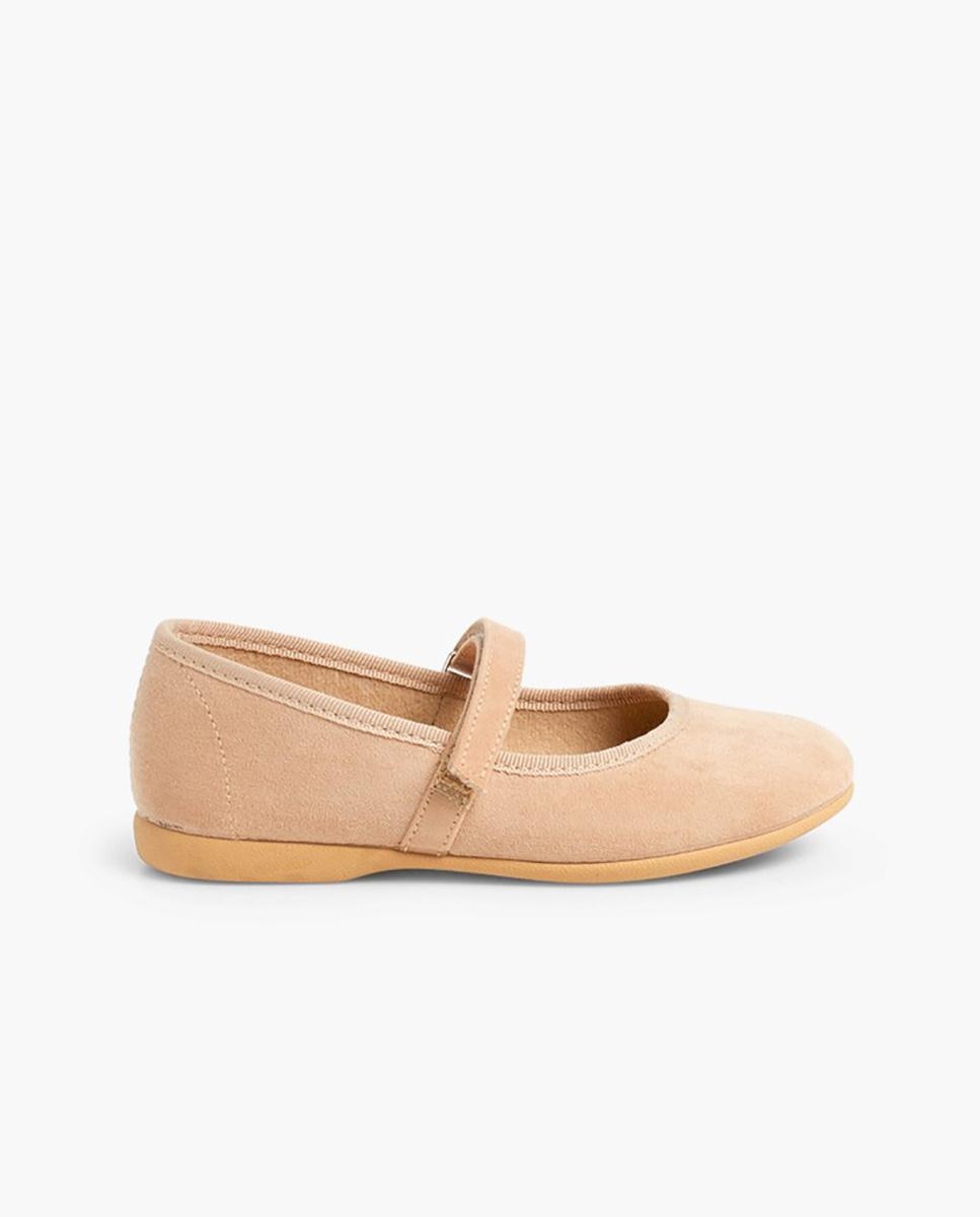 Merceditas de bebé niña en serratex con cierre adherente - Pisamonas - Camel Camel-1
