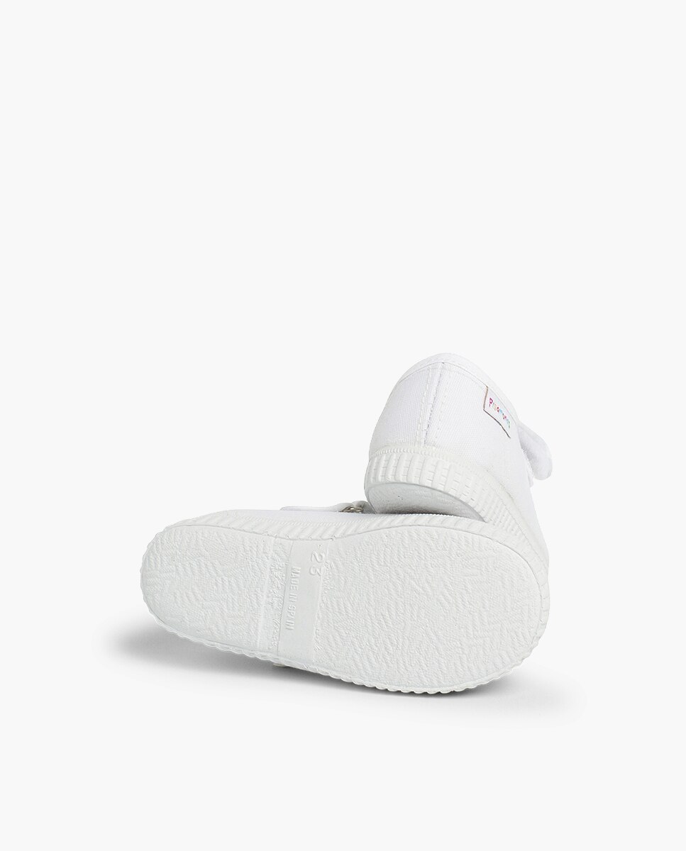 Pepitos Niños cinta adhesiva tipo zapatilla en - Pisamonas - Blanco Blanco-2