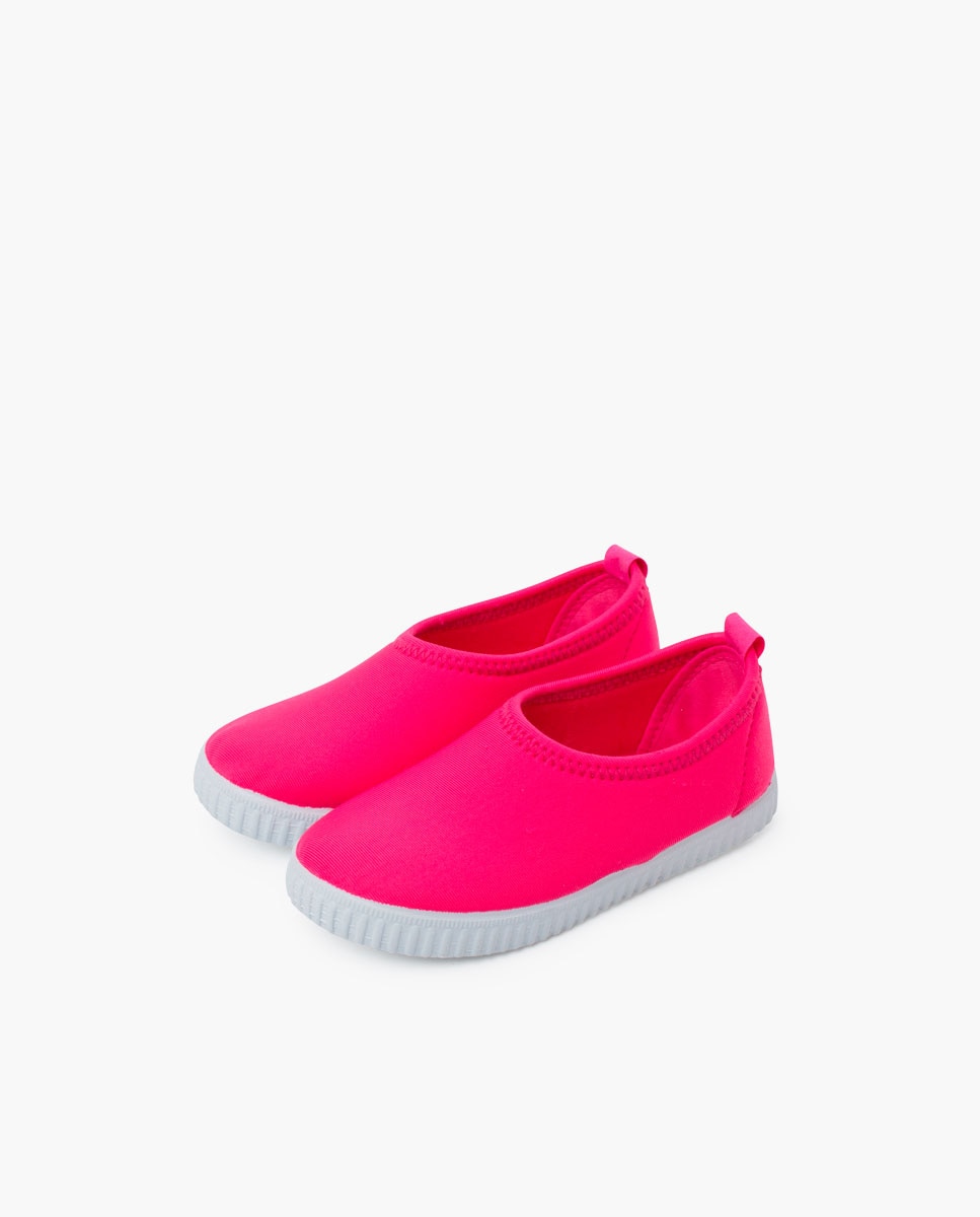 Cangrejeras de bebé de neopreno - Pisamonas - Rosa Rosa-3