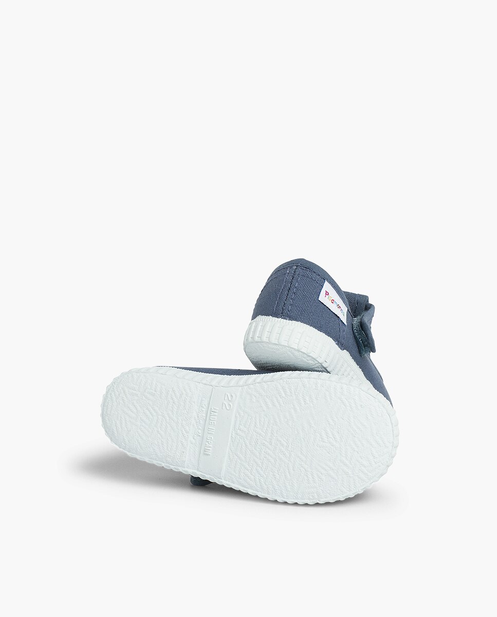 Pepitos Niños cinta adhesiva tipo zapatilla en blanco - Pisamonas - Azul Azul-2