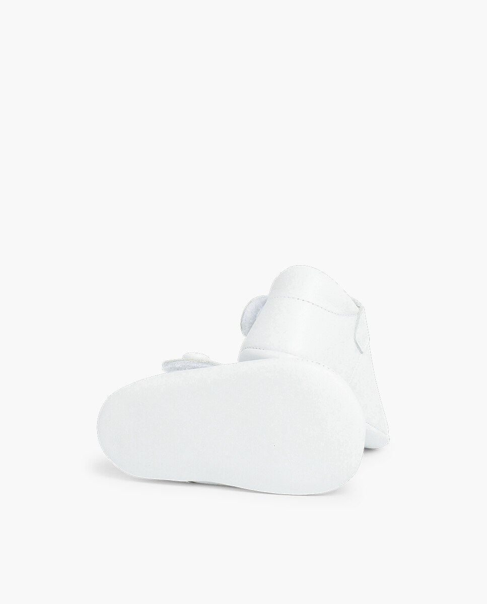 Zapatos de cordones y bluchers de bebé niño inglesito de piel - Pisamonas - Blanco Blanco-2