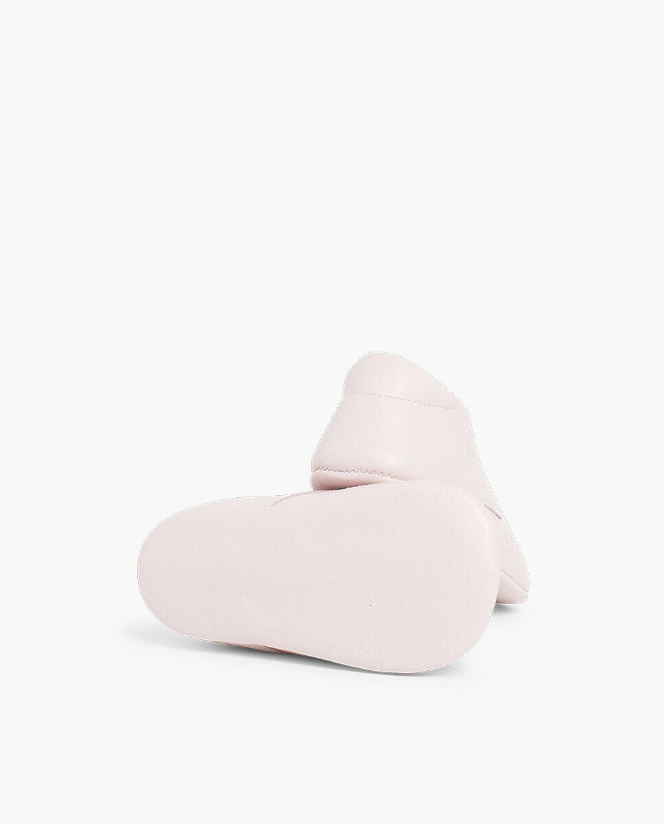 Zapatos de cordones y bluchers de bebé niño inglesito de piel - Pisamonas - Rosa claro Rosa claro-2