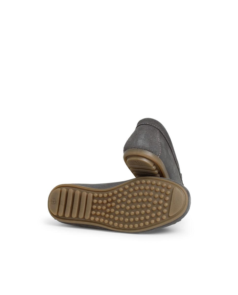 Mocasines de niños serraje antifaz - Pisamonas - Gris Gris-3