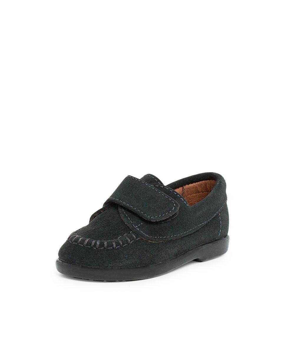 Zapatos de cordones y bluchers de bebé niña serraje cinta adhesiva - Negro Negro-2