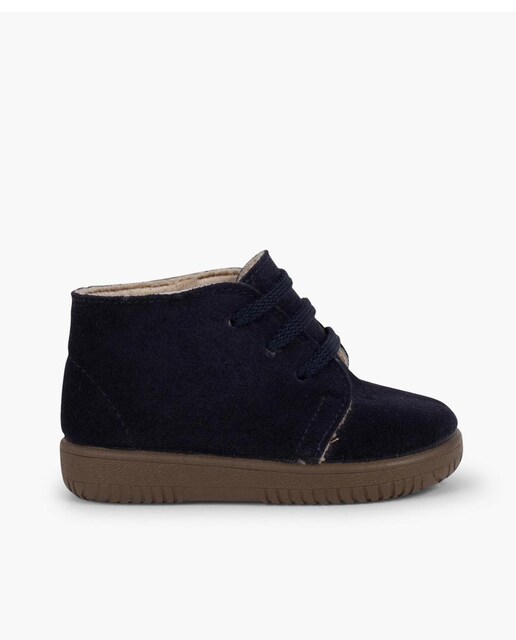 Imagen 0 de Botas de bebés de serraje con cordones intercambiables