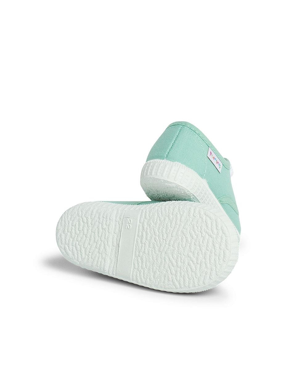 Imagen 3 de Zapatillas deportivas de bebé de cordones - Verde menta Verde menta