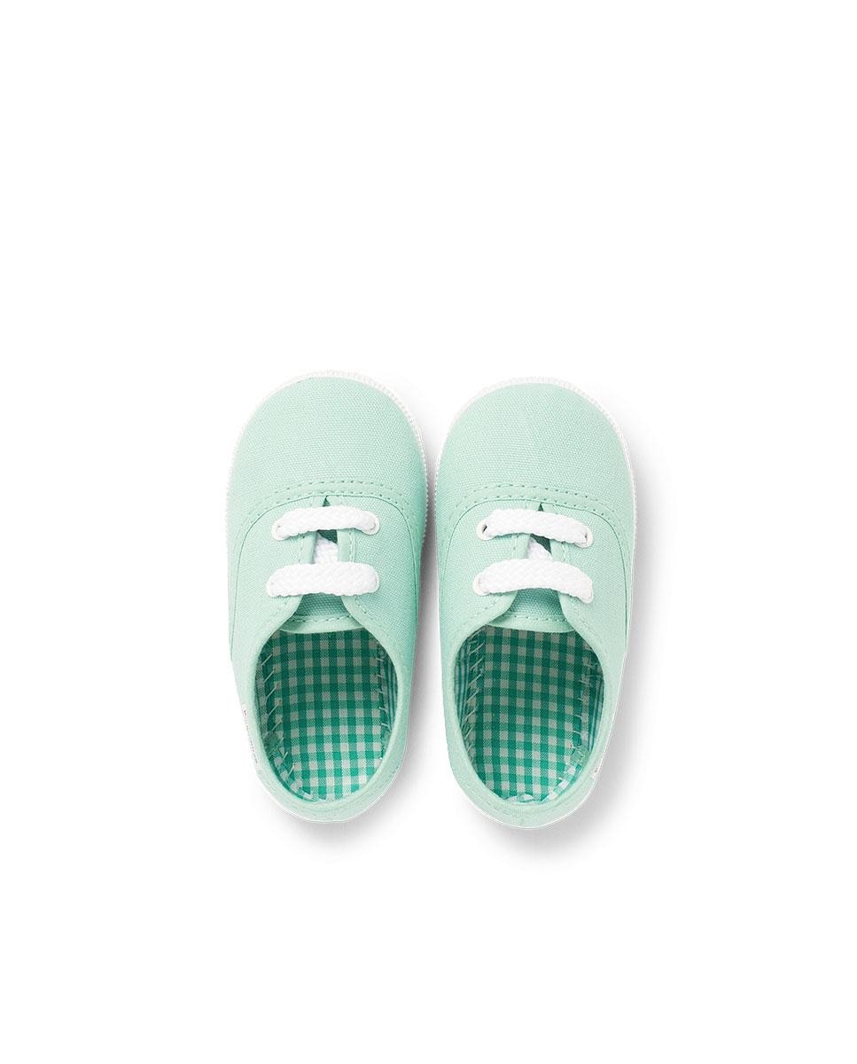 Imagen 5 de Zapatillas deportivas de bebé de cordones - Verde menta Verde menta