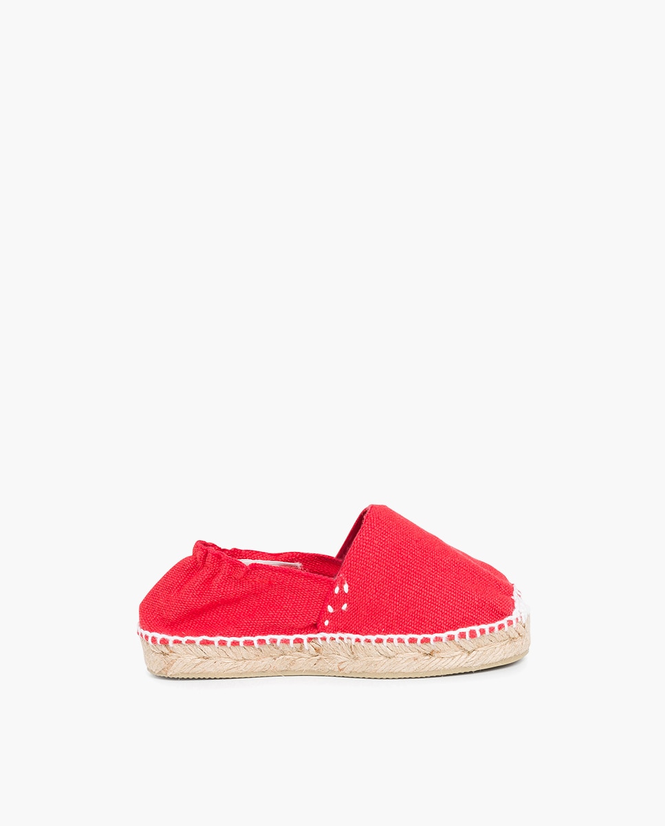 Imagen 0 de Alpargatas de niños con cinta Rojo