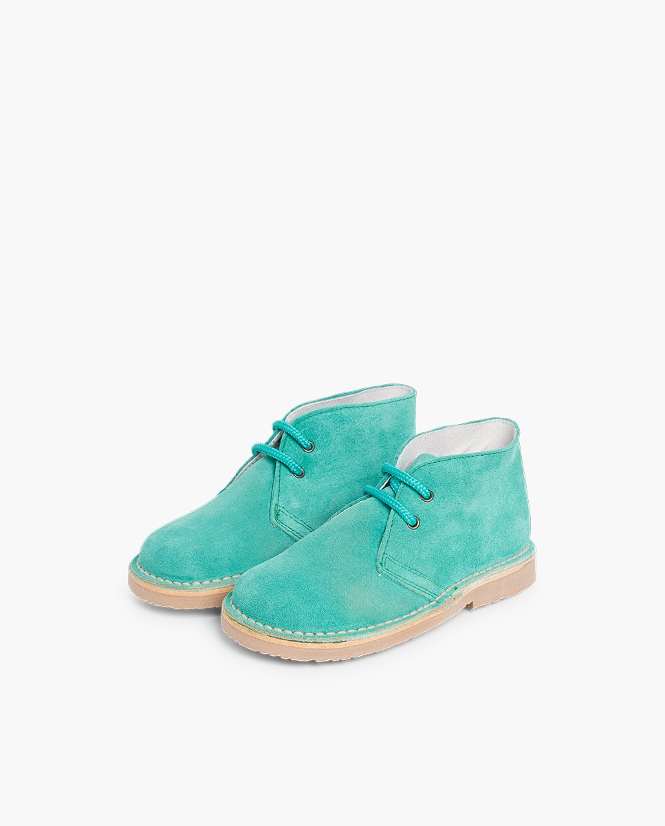 Botas de niños botas safari cordones - Pisamonas - Verde Verde-3