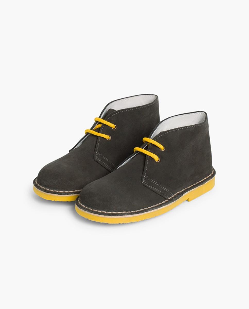 Botas De Serraje Para Niños Pisamonas, Cordones Intercambiables, Suela Antideslizante, Forro Interior Caliente, Fabricadas En España, Ideales Para Otoño E Invierno