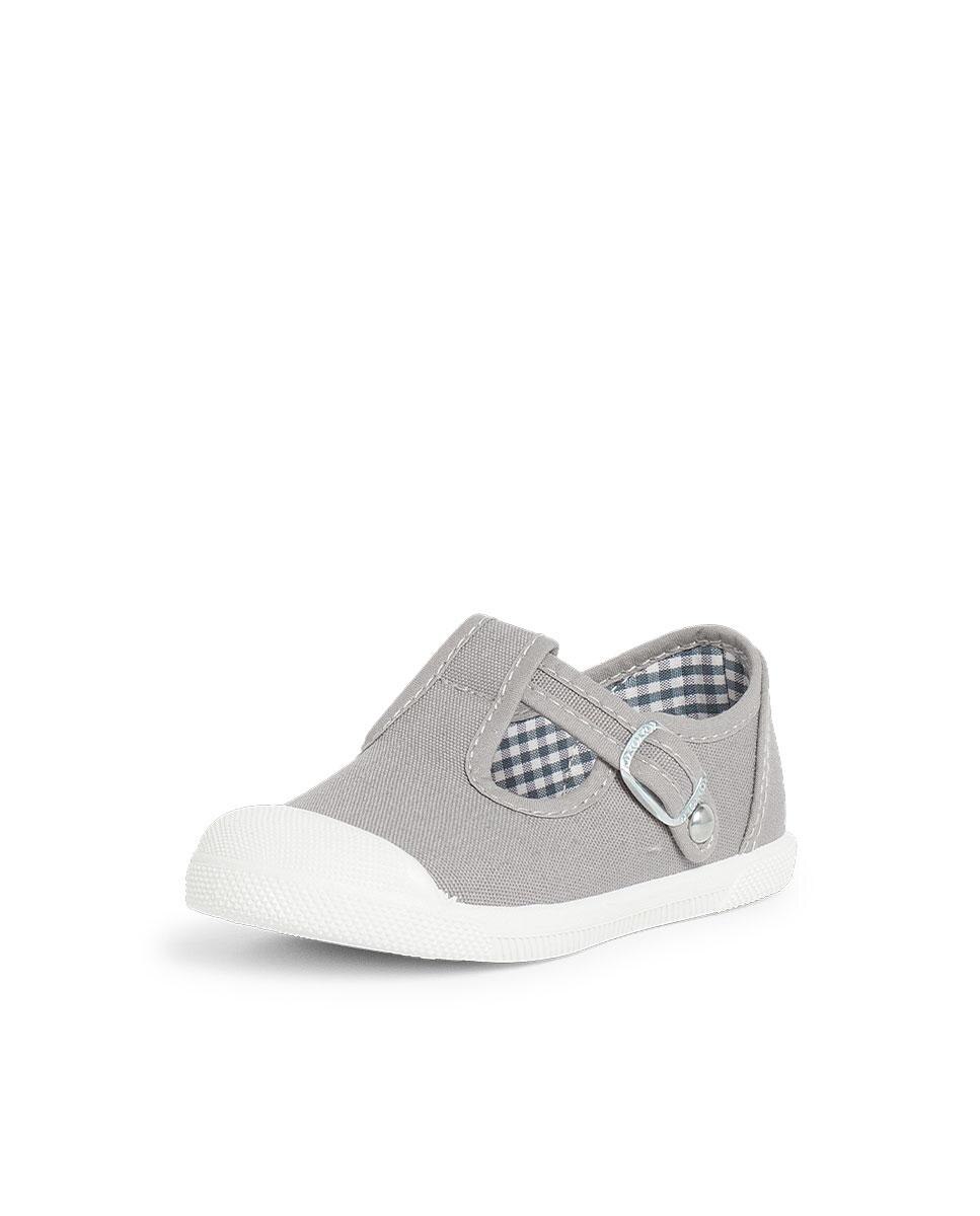 Pepitos de bebé lona puntera goma tipo pepitos - Pisamonas - Gris Gris-2