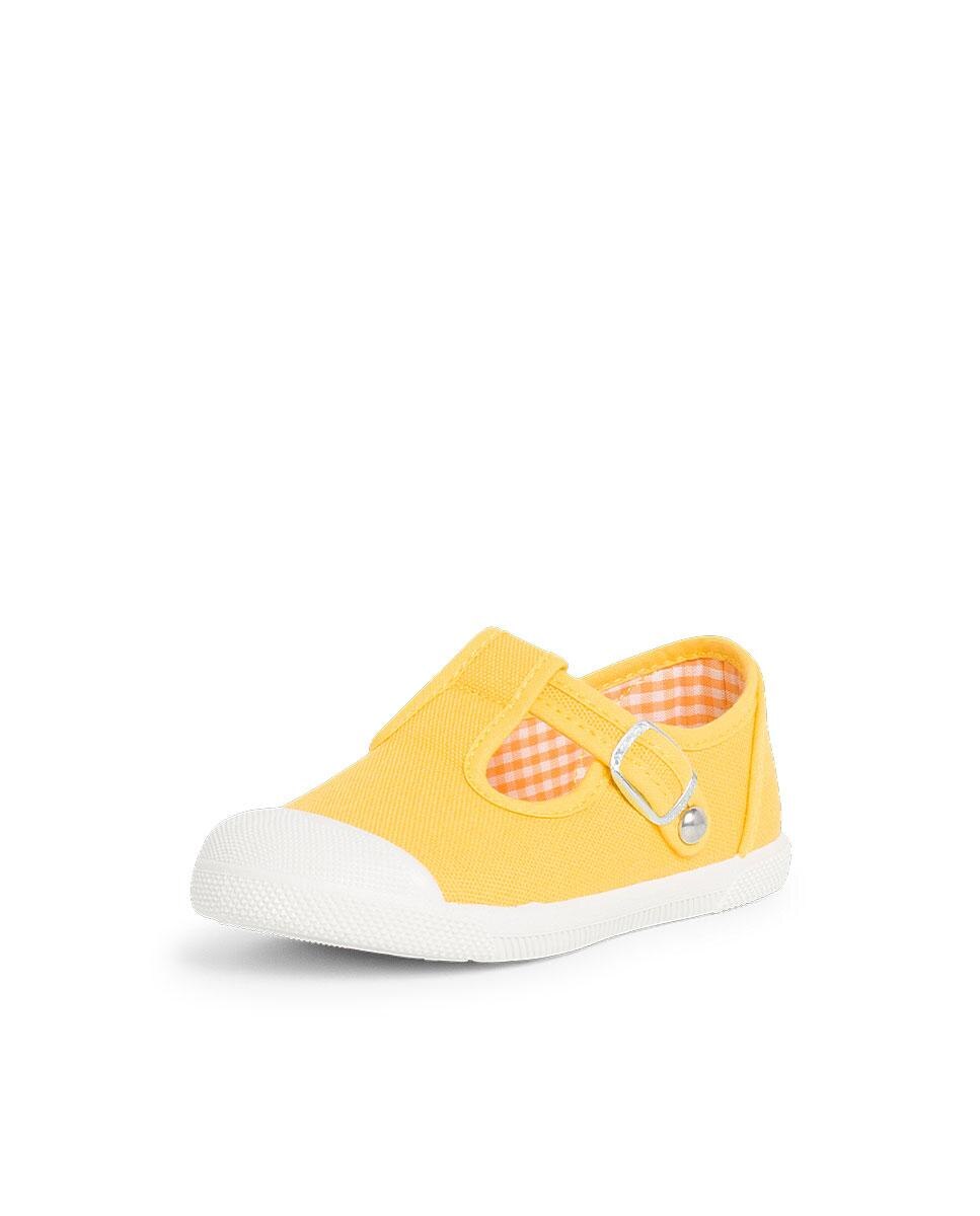 Pepitos de bebé lona puntera goma tipo pepitos - Pisamonas - Amarillo Amarillo-2