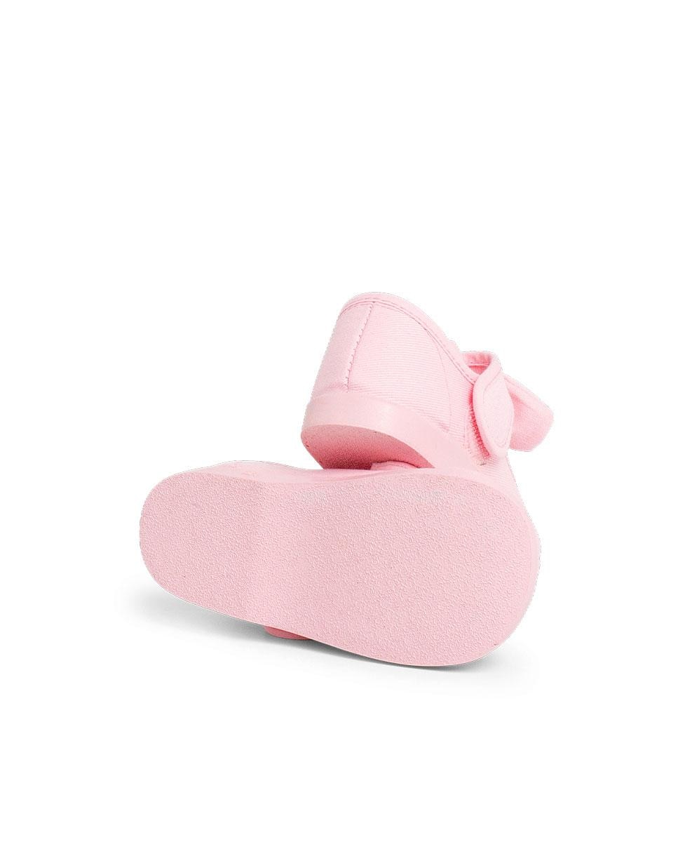 Merceditas de bebé lona cinta adhesiva - Rosa Rosa-3