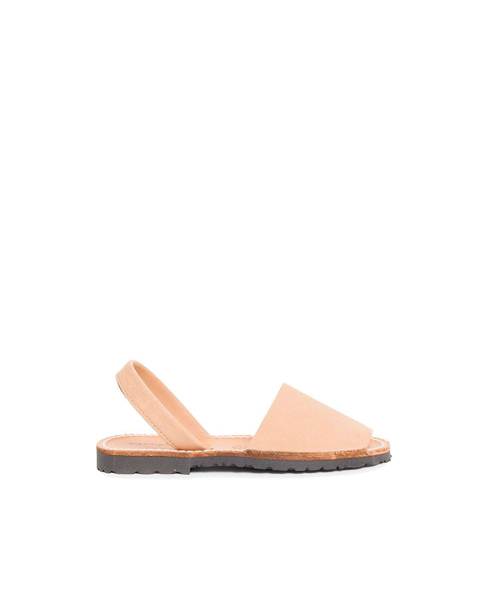 Menorquinas de niños de nobuck - Pisamonas - Beige Beige-1