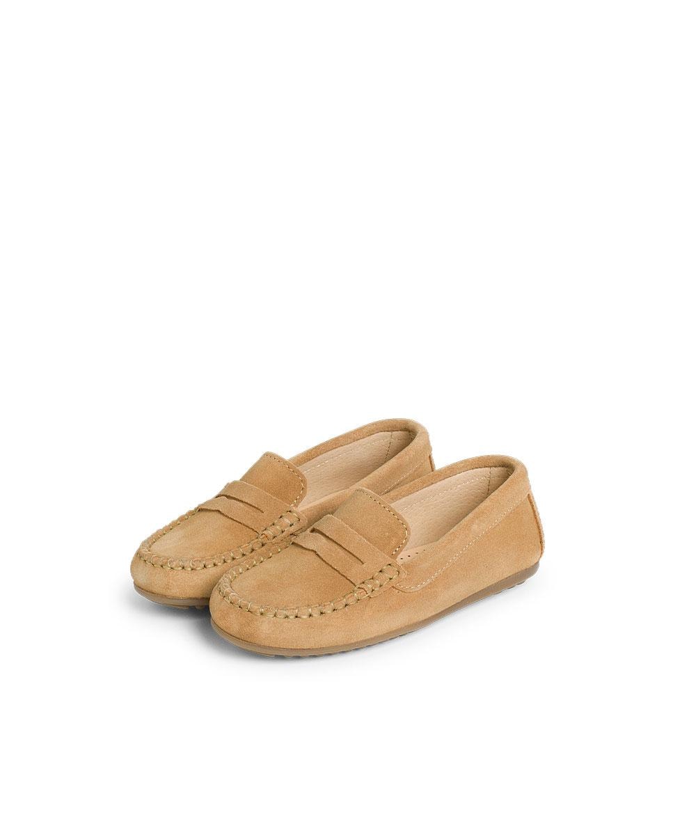 Mocasines de niños serraje antifaz - Pisamonas - Beige Beige-4