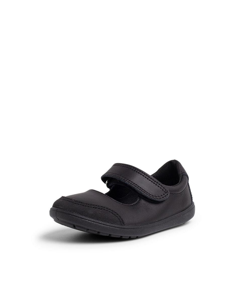 Merceditas de niña de piel lavable - Pisamonas - Negro Negro-2